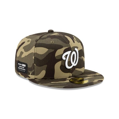 Washington Nationals Gorra | New Era MLB Armed Forces Weekend 59fifty Fitted Cap Mexico - Verdes